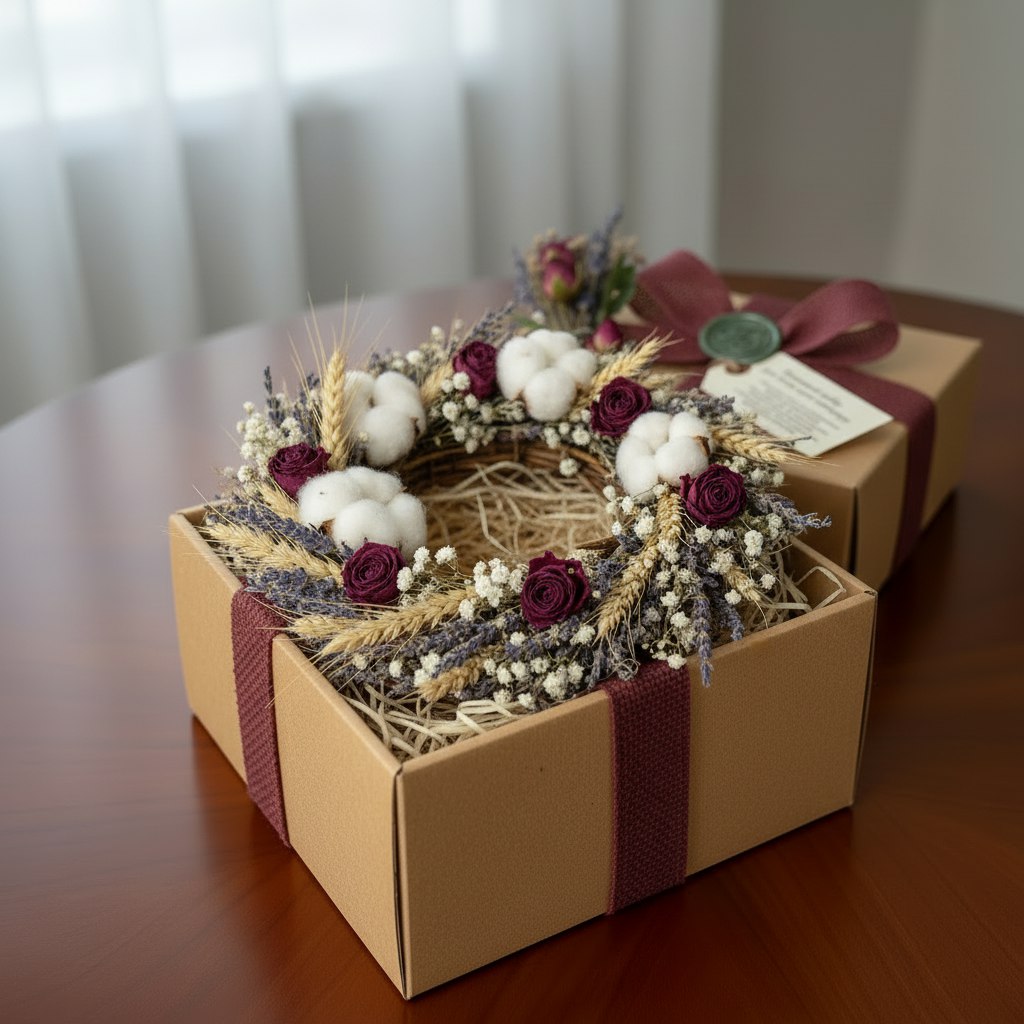 Венок из сухоцветов